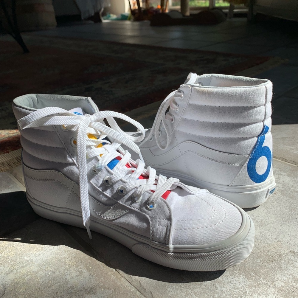 Sk8 Hi Reissue '1966' High Top White Vans
